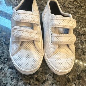 Old Navy White Velcro Sneakers Minimalist Design